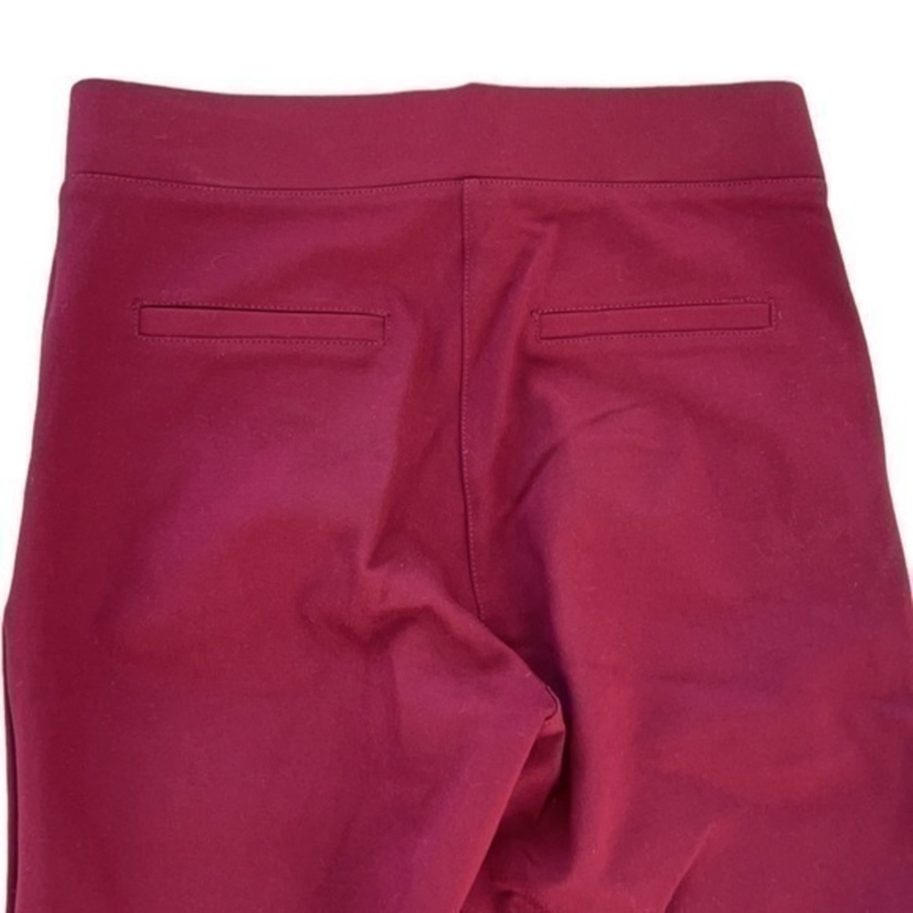 Betabrand Six Button Burgundy Maroon Stretch‎ Yoga Trousers Pants - Picture 6 of 9